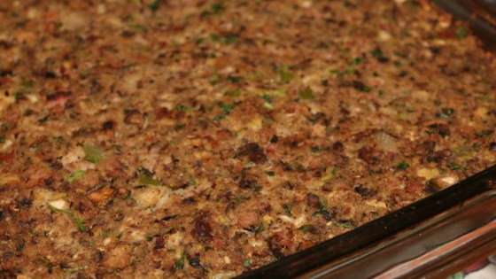 Sausage, Bacon, Apple and Cornbread Stuffing