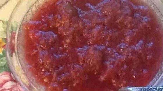 Slow-Cooker Apple Raspberry Sauce