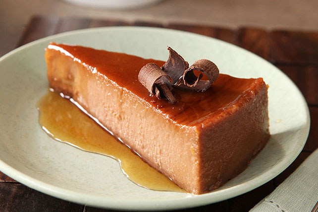 Chocolate-Orange Cream Cheese Flan