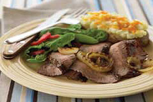 Midwestern Barbecued Flank Steak