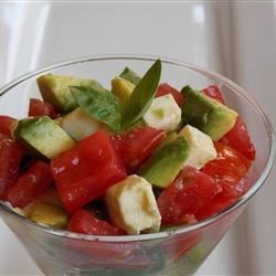 Insalata Caprese with Avocado