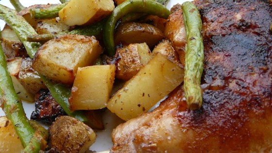 Greek Lemon Chicken and Potato Bake