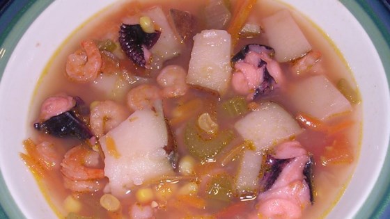 Shrimp and Octopus Soup (Caldo de Camaron y Pulpo)