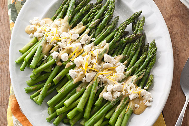 Asparagus Salad with Lemon & Feta