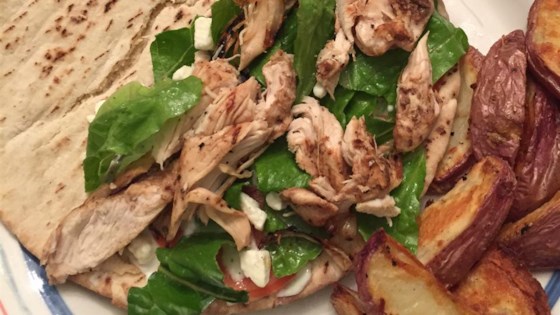 Chicken Souvlaki Gyro Style