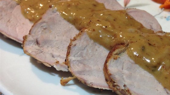 Pork Tenderloin with Dijon Marsala Sauce