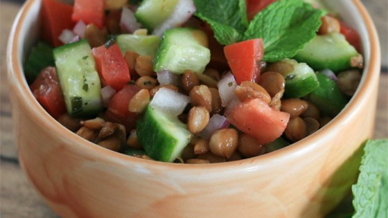 Lentil Salad with a Persian Twist