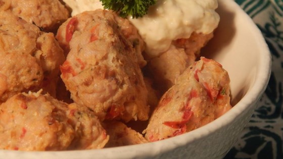 Savory Turkey Meatballs with Tangy Mustard Dip