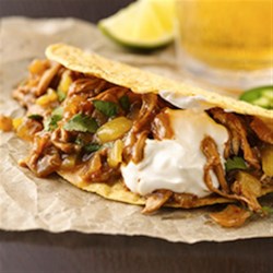 Beer-Braised Chicken Tacos