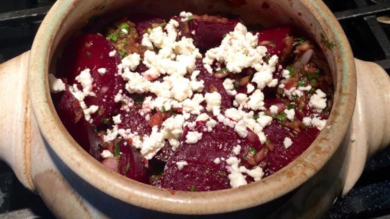 Roasted Beets with Feta