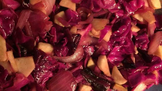 Red Cabbage and Apples