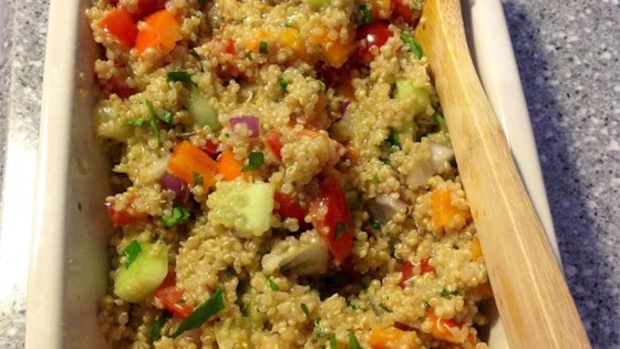 Quinoa Veggie Salad with Zesty Vinaigrette