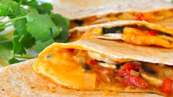 Farmer's Market Vegetarian Quesadillas