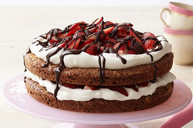 Chocolate-Strawberry Shortcake