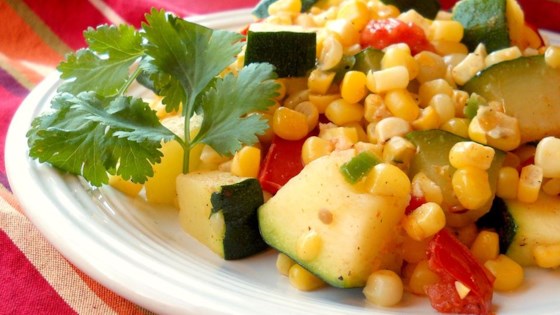 Calabacitas con Elote (Zucchini with Corn)