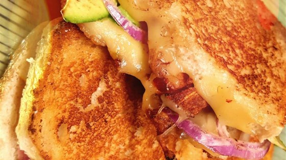 Bacon, Avocado, and Pepperjack Grilled Cheese Sandwich