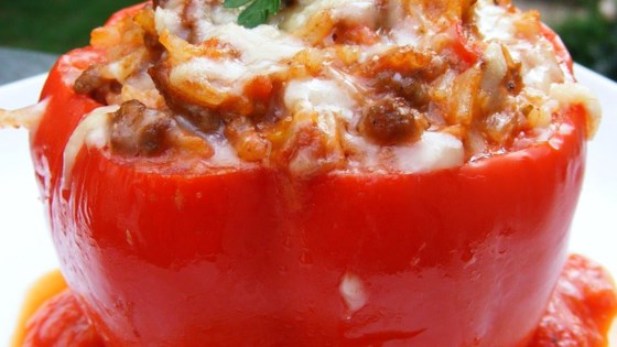 Bolognese Stuffed Bell Peppers