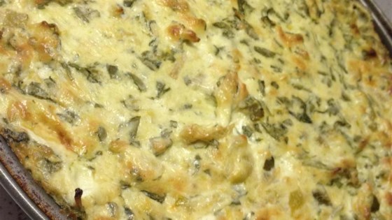 Veronica's Hot Spinach, Artichoke and Chile Dip