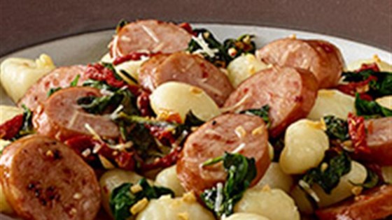 Smoked Sausage Gnocchi with Sun-Dried Tomatoes