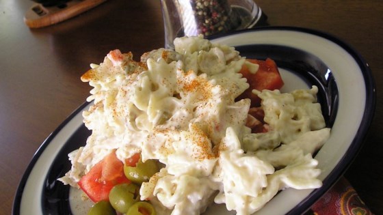 Simple Ranch Chicken Macaroni Salad