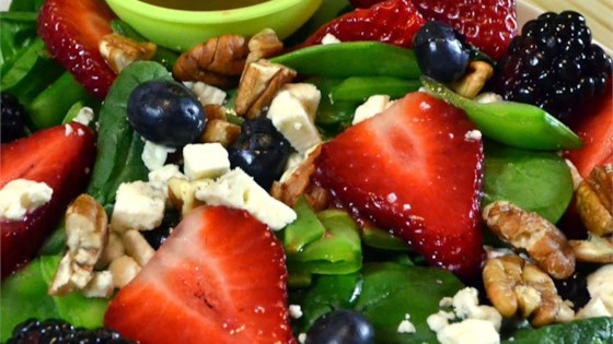 Sugar Snap Pea and Berry Salad