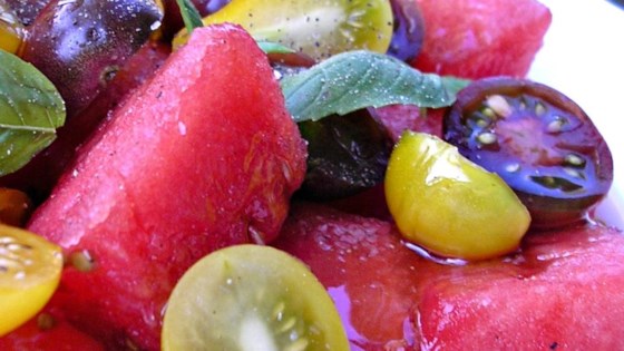 Spicy Watermelon Tomato Salad