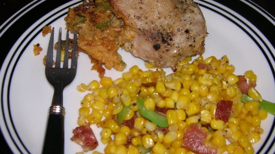 Fried Corn with Bacon